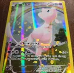 Pokemon 2016 Black Star Promo Mew EX Holo Card #XY110 - Image 2