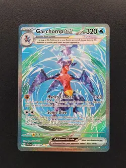 Garchomp ex 245/182 Paradox Rift Special Illustration Rare Pokemon TCG Card NM - Image 1
