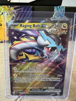 Pokemon Temporal Forces Raging Bolt EX 123/162 Double Rare Holo Card - Image 1