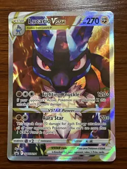 Lucario VSTAR SWSH291 Promo Card Holo Pokemon TCG Sword & Shield - Image 3