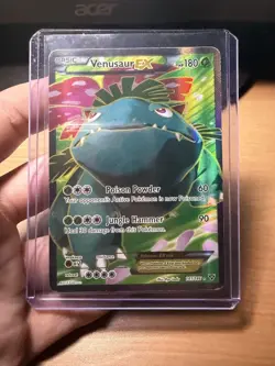 Pokemon TCG Venusaur EX 141/146 XY Base Set Full Art Ultra Rare Holo Card 2014 - Image 1