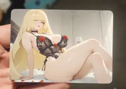 Lusamine - Pokemon - Goddess - DIY - Full Art - Glossy - Photo Art Card - Image 2