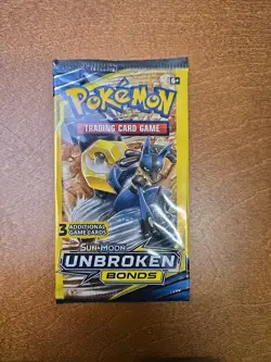 New Pokemon Sun & Moon Unbroken Bonds 3 Card Mini Booster (4) Packs(967-5) - Image 3