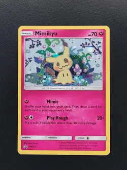 Mimikyu SM163 SM Black Star Promos Holo Pokemon TCG Card MP - Image 1