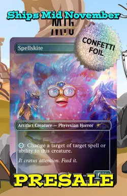 Spellskite - FURBY PRESALE ✨ Borderless CONFETTI FOIL ✨ MTG NM Secret Lair 2325 - Image 1