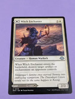 MTG Magic: Modern Horizons 3: Witch Enchanter Witch-Blessed Meadow #0239 - LP - Image 1