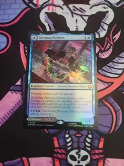 Norman Osborn Green Goblin 0039 Foil Marvel’s Spider-Man SPM MTG Magic Mythic - Image 1