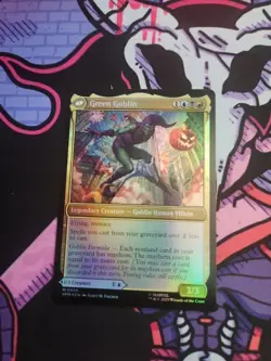 Norman Osborn Green Goblin 0039 Foil Marvel’s Spider-Man SPM MTG Magic Mythic - Image 2