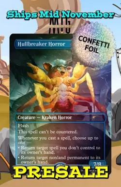 Hullbreaker Horror - FURBY PRESALE ✨ Borderless CONFETTI FOIL ✨ MTG Secret Lair - Image 1