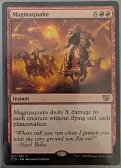 Magmaquake Commander 2015 - MTG RARE - Image 1