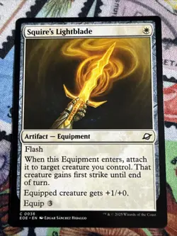 Squire's Lightblade C MTG Edge of Eternities M/NM, English - Image 1