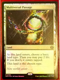 Multiversal Passage FOIL - 0180 - Magic: The Gathering - Spiderman - MTG - Image 1