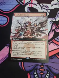 Will of the Jeskai (Extended Art) Tarkir Dragonstorm Regular Rare #80 NM MTG - Image 1