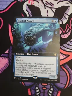 Aboleth Spawn R Extended Art Regular #612 | CLB Battle for Baldur's Gate | MTG - Image 1