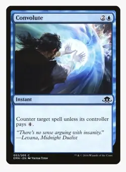 MtG Four (4) X Convolute EMN 053 Eldritch Moon Playset - Magic the Gathering - Image 1