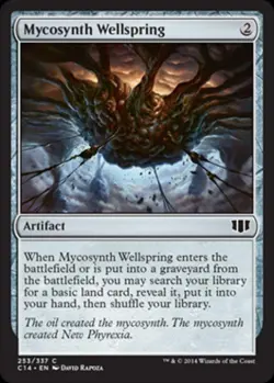 Mycosynth Wellspring - Medium Play MTG Commander 2014 Edition - Image 1