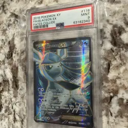 Glaceon EX Full Art 116/124 PSA 9 MINT 2016 XY Fates Collide Pokemon - Image 3