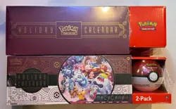 Pokemon TCG 2025 Holiday Advent Calendar Pokeball 2-Pack Bundle | Lot of 2! - Image 2