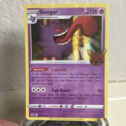 Pokemon Gengar Trick or Trade BOOster 057/198 Holo Rare “BLEED ERROR “ - Image 4