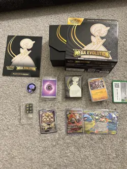 Pokemon Mega Evolution Opened Gardevoir ETB w/ PROMO+Accessories+Bulk [No Packs] - Image 1