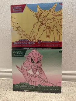 Paradox Rift Pokemon Center Elite Trainer Box ETB Pair Set Of 2 Sealed - Image 1