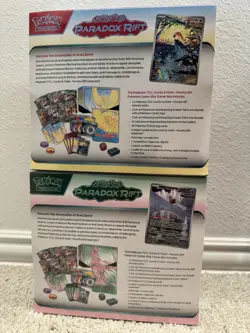 Paradox Rift Pokemon Center Elite Trainer Box ETB Pair Set Of 2 Sealed - Image 2