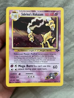 Pokemon Alakazam Holo Rare Sabrina's Gym Challenge 16/132 - Image 1