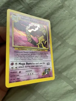 Pokemon Alakazam Holo Rare Sabrina's Gym Challenge 16/132 - Image 2