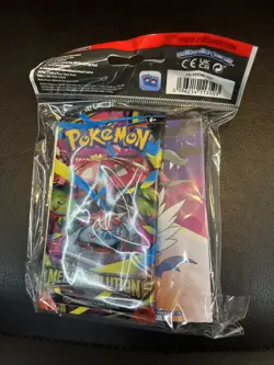 Pokemon Tcg Mega Evolution Mini Portfolio Binder W/ Booster Pack Art Varies - Image 2
