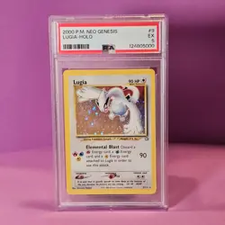 2000 POKEMON NEO GENESIS #9 LUGIA-HOLO PSA 5 - Image 1