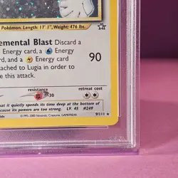 2000 POKEMON NEO GENESIS #9 LUGIA-HOLO PSA 5 - Image 4