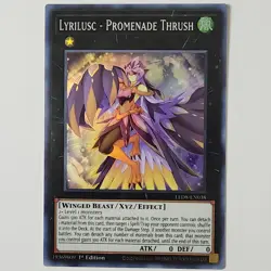 Lyrilusc - Promenade Thrush - LED8-EN038 - NM - Super Rare - 1st ed - Yugioh - Image 1