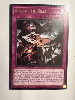 Yugioh! - Break the Seal MZTM-EN043 - Rare - Maze of the Master 1st Ed NM - Image 1