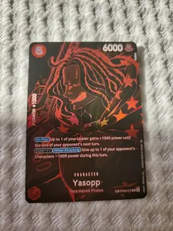 One Piece Card OP12 Legacy of the Master SP Yasopp SP09-013 English Edition - Image 1