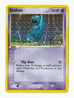Beldum 55/107 Reverse Holo - Pokemon EX Deoxys Card TCG 2005 (MP) - Image 1