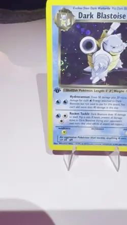 1st Edition Dark Blastoise 3/82 Team Rocket Set Holo Rare 2000 Pokemon Card NM! - Image 2