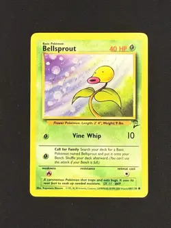 Bellsprout 1st Edition 1999 Jungle Set 49/64 Pokemon Card NM - Image 1
