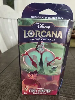 Disney Lorcana The First Chapter Ruby & Emerald Starter Deck - 60 Cards 4050368981707 - Image 1