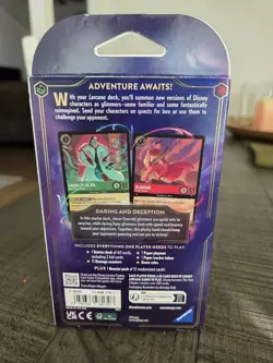Disney Lorcana The First Chapter Ruby & Emerald Starter Deck - 60 Cards 4050368981707 - Image 2