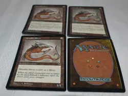 Magic card: 4x Metallic Sliver Tempest L. A. Williams 1997 MTG - Image 2