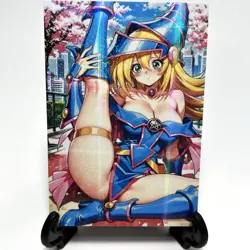 Yu-Gi-Oh! Dark Magician Girl Sexy Anime Waifu Girl Lewd Goddess Story Art Card - Image 2