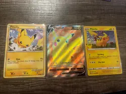Pokemon TCG Pikachu Card Lot of 3 - Image 1