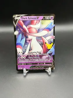 Dark Sylveon v SWSH134 2021 25th Anniversary Celebrations Promo Card - Image 1