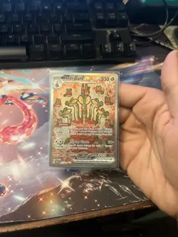 Pokemon TCG Stellar Crown Hydrapple EX Special Illustration Rare Card 167/142 - Image 1