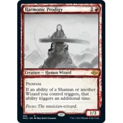HARMONIC PRODIGY (SHOWCASE) X4 Modern Horizons 2 Magic MTG MINT CARD - Image 1