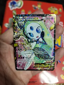 Meloetta EX Pokemon Card RC25/RC25 Legendary Treasures Radiant Collection - Image 1