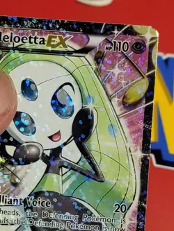 Meloetta EX Pokemon Card RC25/RC25 Legendary Treasures Radiant Collection - Image 3