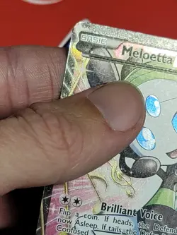 Meloetta EX Pokemon Card RC25/RC25 Legendary Treasures Radiant Collection - Image 4