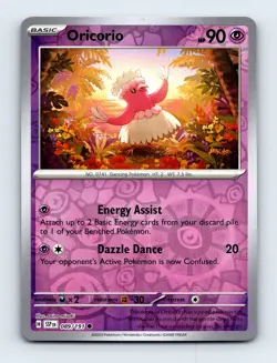 Oricorio 089/191 SV08: Surging Sparks Reverse Holo Pokemon Card NM - Image 1