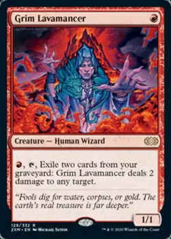 NM R - Grim Lavamancer: Double Masters - Image 1